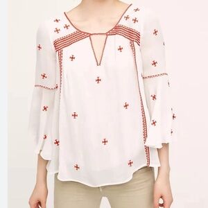 Floreat Anthropologie Adena Blouse